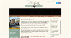 Desktop Screenshot of ci.northville.mi.us